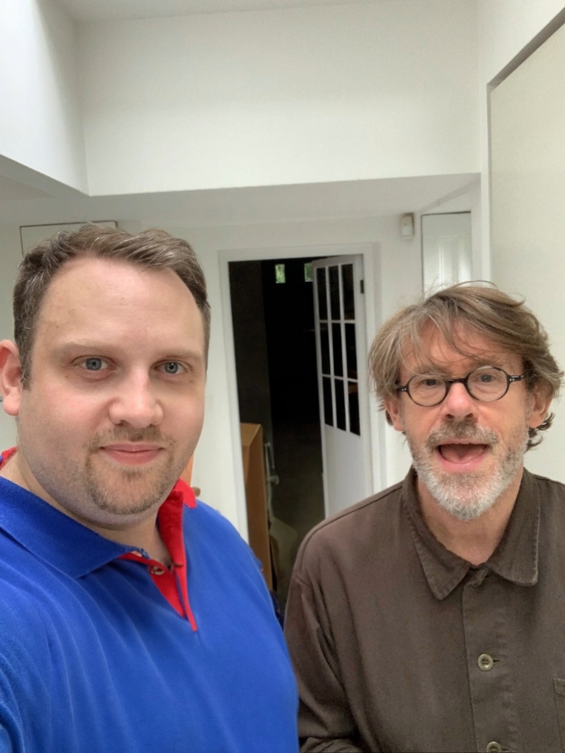 Happy customer selfie with 24/7 Electrical engineer